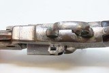 c1858 SCROLL ENGRAVED, SILVER PLATE Antique MANHATTAN POCKET Revolver .31 With STAGE COACH ROBBERY CYLINDER SCENE! - 16 of 22