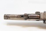 c1858 SCROLL ENGRAVED, SILVER PLATE Antique MANHATTAN POCKET Revolver .31 With STAGE COACH ROBBERY CYLINDER SCENE! - 17 of 22