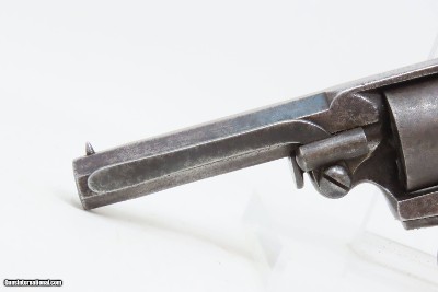 c1861 MASS. ARMS ADAMS PATENT Pocket Revolver .31 Percussion RARE 1 of 4,300 Manufactured, 3 1/4” - Image 5 of 17