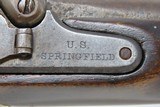 CIVIL WAR Era U.S. SPRINGFIELD Model 1855 MAYNARD Percussion Pistol-Carbine 1 of ONLY 4,021 Made at SPRINGFIELD for CAVALRY - 7 of 20