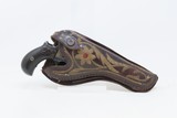 c1900 COLT 1877 LIGHTNING .38 Revolver C&R DOC HOLLIDAY Hardin BILLY BONNEY With Period Hand-Tooled, Embroidered Leather Holster! - 3 of 23