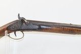 Antique “SHORT” Long Rifle .44 Percussion Rifle Half-Stock CHILD Woman Buggy 11” LOP and 37” OAL - 4 of 19