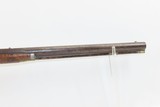 Antique “SHORT” Long Rifle .44 Percussion Rifle Half-Stock CHILD Woman Buggy 11” LOP and 37” OAL - 5 of 19