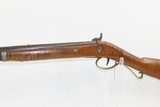 Antique “SHORT” Long Rifle .44 Percussion Rifle Half-Stock CHILD Woman Buggy 11” LOP and 37” OAL - 16 of 19