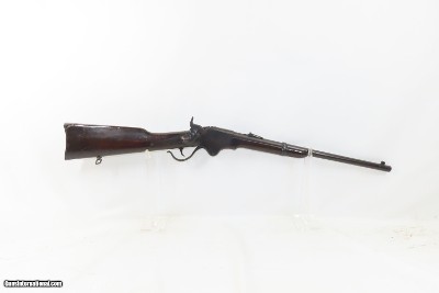 Antique U.S. SPENCER REPEATING RIFLE Co M1865 .52 Repeater CARBINE FRONTIER 1 of 24,000 Post-Civil War Carbines Produced - Image 2 of 18
