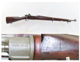 WORLD WAR II U.S. Remington M1903A3 Bolt Action C&R INFANTRY Rifle .30-06 Made in 1943 w/ “R.A. / FLAMING BOMB / 4-43” Barrel - 1 of 20
