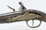 CHISELED CARVED SILVER MOTHER of PEARL Inlaid HORN Tipped FLINTLOCK Pirate Gorgeous Workmanship, High Condition - 19 of 20