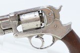 CIVIL WAR Antique U.S. STARR ARMS M1858 Army .44 PERCUSSION Revolver Nickel U.S. Contract Double Action ARMY Revolver - 4 of 19