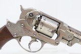CIVIL WAR Antique U.S. STARR ARMS M1858 Army .44 PERCUSSION Revolver Nickel U.S. Contract Double Action ARMY Revolver - 18 of 19