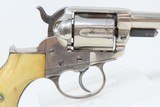 c1881 NICKEL & IVORY Antique SHERIFF’S Model 1877 COLT LIGHTNING Revolver
Etched Panel 2 1/2” Barrel - 18 of 19