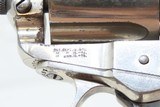 c1881 NICKEL & IVORY Antique SHERIFF’S Model 1877 COLT LIGHTNING Revolver
Etched Panel 2 1/2” Barrel - 6 of 19