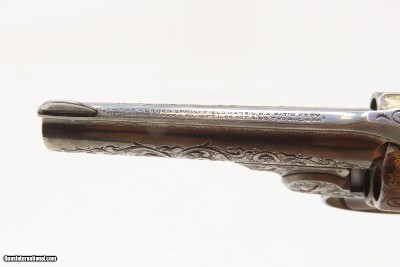 SILVER & GOLD PLATED, ENGRAED 1st Model S&W .32 Safety Hammerless 5-Shot “LEMONSQUEEZER” Revolver w/PEARL GRIPS - Image 10 of 18