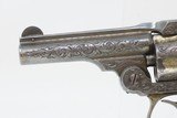 SILVER & GOLD PLATED, ENGRAED 1st Model S&W .32 Safety Hammerless 5-Shot “LEMONSQUEEZER” Revolver w/PEARL GRIPS - 5 of 18