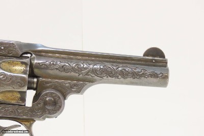 SILVER & GOLD PLATED, ENGRAED 1st Model S&W .32 Safety Hammerless 5-Shot “LEMONSQUEEZER” Revolver w/PEARL GRIPS - Image 18 of 18