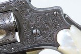 SILVER & GOLD PLATED, ENGRAED 1st Model S&W .32 Safety Hammerless 5-Shot “LEMONSQUEEZER” Revolver w/PEARL GRIPS - 6 of 18