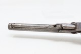 c1861 Antique COLT 1849 POCKET Revolver w/HOLSTER CIVIL WAR FRONTIER 6” w Stagecoach Robbery Holdup Cylinder Scene - 19 of 23