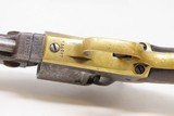 c1861 Antique COLT 1849 POCKET Revolver w/HOLSTER CIVIL WAR FRONTIER 6” w Stagecoach Robbery Holdup Cylinder Scene - 18 of 23