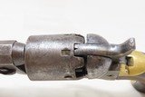 c1861 Antique COLT 1849 POCKET Revolver w/HOLSTER CIVIL WAR FRONTIER 6” w Stagecoach Robbery Holdup Cylinder Scene - 10 of 23