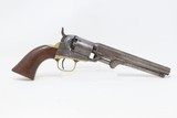 c1861 Antique COLT 1849 POCKET Revolver w/HOLSTER CIVIL WAR FRONTIER 6” w Stagecoach Robbery Holdup Cylinder Scene - 20 of 23