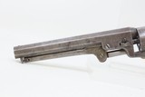 c1861 Antique COLT 1849 POCKET Revolver w/HOLSTER CIVIL WAR FRONTIER 6” w Stagecoach Robbery Holdup Cylinder Scene - 7 of 23