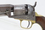 c1861 Antique COLT 1849 POCKET Revolver w/HOLSTER CIVIL WAR FRONTIER 6” w Stagecoach Robbery Holdup Cylinder Scene - 6 of 23