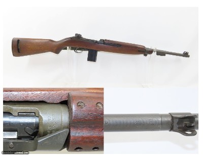 1943 mfr. WORLD WAR II M1 .30 Carbine US UNDERWOOD TYPEWRITER CO Rifle WW2 FLAMING BOMB Marked with WEB SLING & OILER