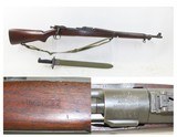 WORLD WAR II U.S Springfield M1903 BOLT ACTION C&R Rifle BAYONET & SCABBARD WWII Rifle Made in 1934 w/ HIGH STANDARD BARREL - 1 of 22