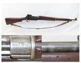 WORLD WAR I Era U.S. EDDYSTONE M1917 Bolt Action C&R MILITARY Rifle SLING1918 FLAMING BOMB Marked .30.06 Caliber WWI Rifle