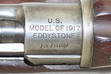 WORLD WAR I Era U.S. EDDYSTONE M1917 Bolt Action C&R MILITARY Rifle SLING
1918 FLAMING BOMB Marked .30.06 Caliber WWI Rifle - 10 of 21