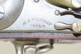 Antique M. T. WICKHAM U.S. M1816 MEXICAN-AMERICAN WAR Flintlock MUSKET FEDERALLY INSPECTED “GF” Marked Musket - 6 of 20