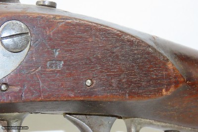 Antique M. T. WICKHAM U.S. M1816 MEXICAN-AMERICAN WAR Flintlock MUSKET FEDERALLY INSPECTED “GF” Marked Musket - Image 14 of 20