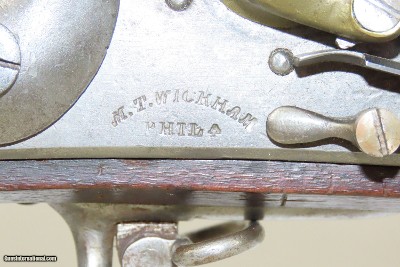 Antique M. T. WICKHAM U.S. M1816 MEXICAN-AMERICAN WAR Flintlock MUSKET FEDERALLY INSPECTED “GF” Marked Musket - Image 6 of 20