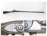 WAR of 1812 DATED Antique U.S. HARPERS FERRY ARMORY M1795 FLINTLOCK Musket
Early U.S. Military Musket Dated “1812” - 1 of 21