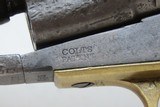 AVENGING ANGEL COLT 1862 POLICE Revolver BELLY GUN Snubby .36 c1865 Antique Orrin Porter Rockwell, Dallas Stoudenmire - 6 of 18