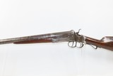 Scarce WILD WEST Antique C.S. SHATTUCK “American” Single Barrel 10g SHOTGUN DOUBLE TRIGGER Made in HATFIELD, MASSACHUSETTS - 4 of 19