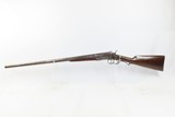 Scarce WILD WEST Antique C.S. SHATTUCK “American” Single Barrel 10g SHOTGUN DOUBLE TRIGGER Made in HATFIELD, MASSACHUSETTS - 2 of 19