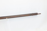 Mid-1800s Antique Half Stock PERCUSSION .43 Caliber TARGET RifleWith DOUBLE SET TRIGGER - 8 of 18