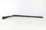 Mid-1800s Antique Half Stock PERCUSSION .43 Caliber TARGET RifleWith DOUBLE SET TRIGGER - 2 of 18