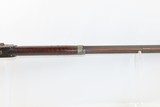 Mid-1800s Antique Half Stock PERCUSSION .43 Caliber TARGET RifleWith DOUBLE SET TRIGGER - 7 of 18