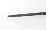 Mid-1800s Antique Half Stock PERCUSSION .43 Caliber TARGET RifleWith DOUBLE SET TRIGGER - 16 of 18