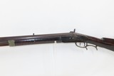 Mid-1800s Antique Half Stock PERCUSSION .43 Caliber TARGET RifleWith DOUBLE SET TRIGGER - 15 of 18
