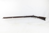 Mid-1800s Antique Half Stock PERCUSSION .43 Caliber TARGET RifleWith DOUBLE SET TRIGGER - 13 of 18