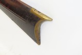Mid-1800s Antique Half Stock PERCUSSION .43 Caliber TARGET RifleWith DOUBLE SET TRIGGER - 18 of 18