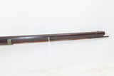 Mid-1800s Antique Half Stock PERCUSSION .43 Caliber TARGET RifleWith DOUBLE SET TRIGGER - 5 of 18