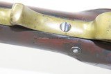 European CIVIL WAR Era Antique FULL STOCK .75 Percussion Conversion MusketFLINTLOCK to PERCUSSION with BOLSTER CONVERSION - 8 of 22