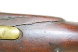 European CIVIL WAR Era Antique FULL STOCK .75 Percussion Conversion MusketFLINTLOCK to PERCUSSION with BOLSTER CONVERSION - 7 of 22