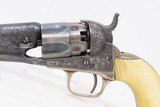 ENGRAVED CIVIL WAR Era Antique COLT Model 1862 POLICE Revolver .36 caliber
1864 Made During the American Civil War - 4 of 20