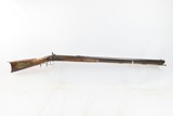 c1850s Antique HENRY GUNCKEL LONG RIFLE .48 Cal. PLAINS Buffalo Bison PA/OH Montgomery County, Ohio Gunsmith, Miami - 2 of 19