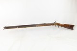 c1850s Antique HENRY GUNCKEL LONG RIFLE .48 Cal. PLAINS Buffalo Bison PA/OH Montgomery County, Ohio Gunsmith, Miami - 14 of 19