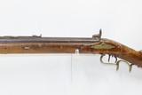 c1850s Antique HENRY GUNCKEL LONG RIFLE .48 Cal. PLAINS Buffalo Bison PA/OH Montgomery County, Ohio Gunsmith, Miami - 16 of 19